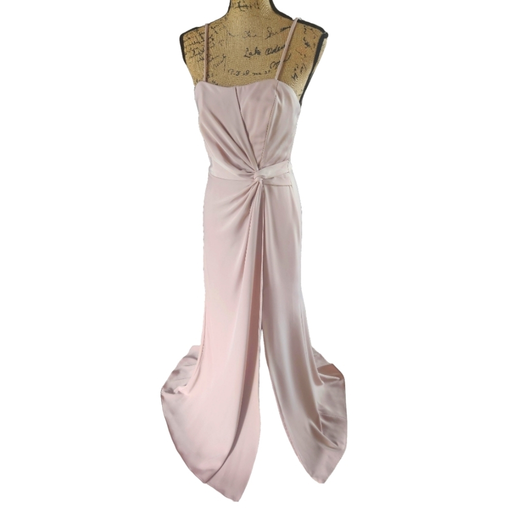 NWT Watters Elegant Pink Blush Women's Bridesmaid Dress Sz 4